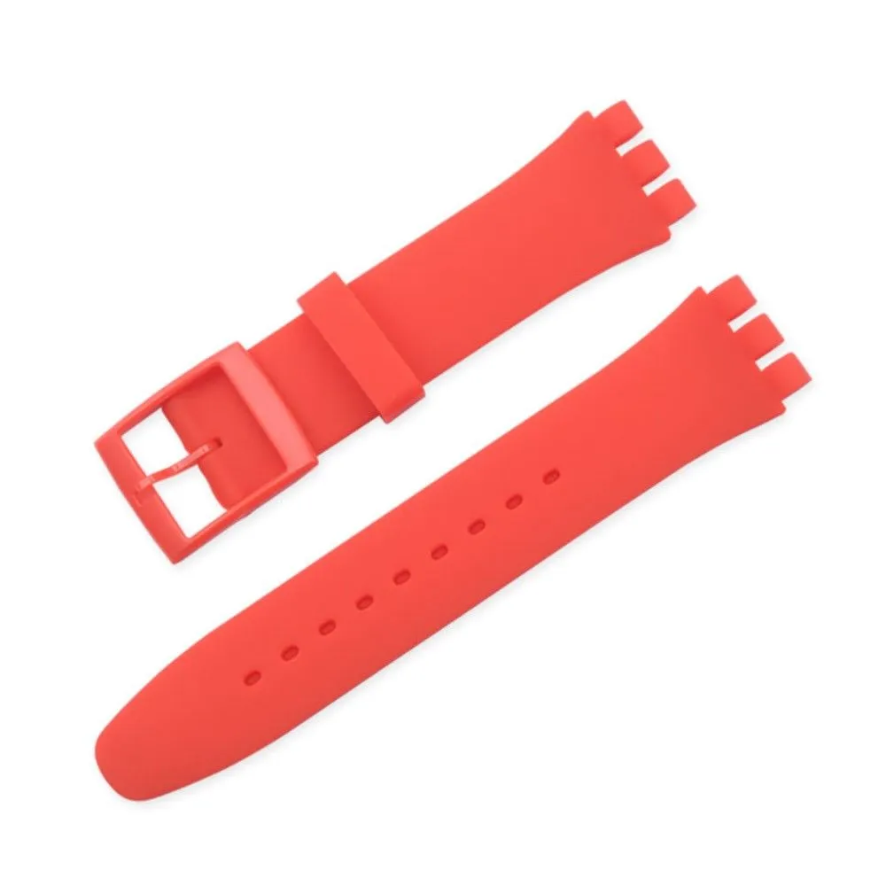 12mm Universal silicone watch strap - Red