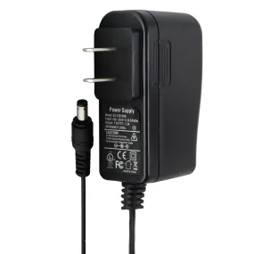 (12V/1.5A) Power Supply Wall Charger - Black (CS-1201500)