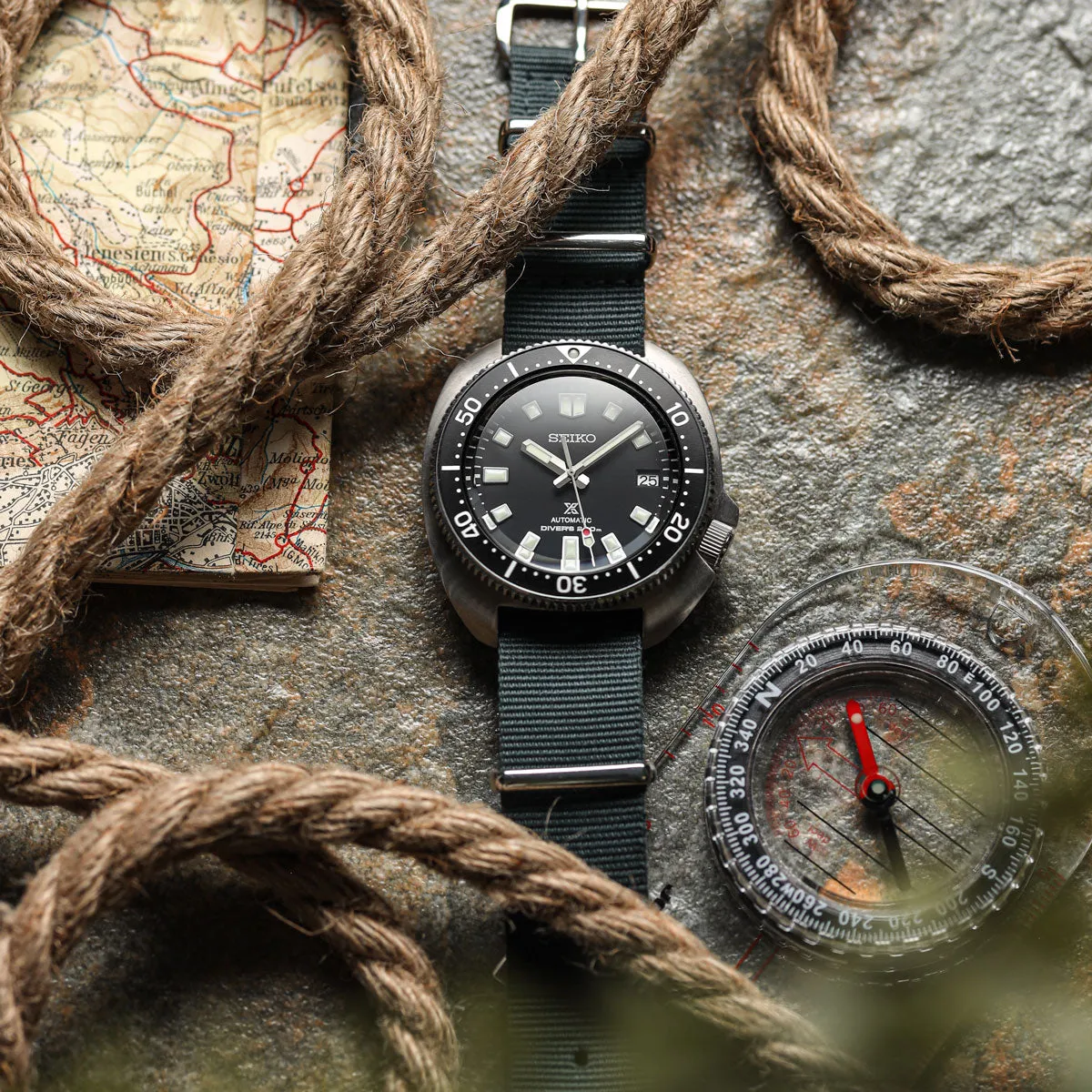 1973 British Military Watch Strap: CADET - Combat Black, IP Black