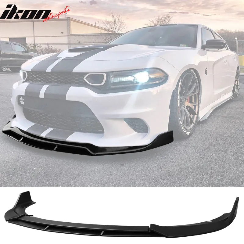 2015-2023 Dodge Charger SRT V2 Style  Front Bumper Lip ABS 4PCS