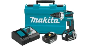 2021 Makita 18V LXT® Lithium-Ion Brushless Cordless 2,500 RPM Screwdriver Kit (5.0Ah) (XSF05T)