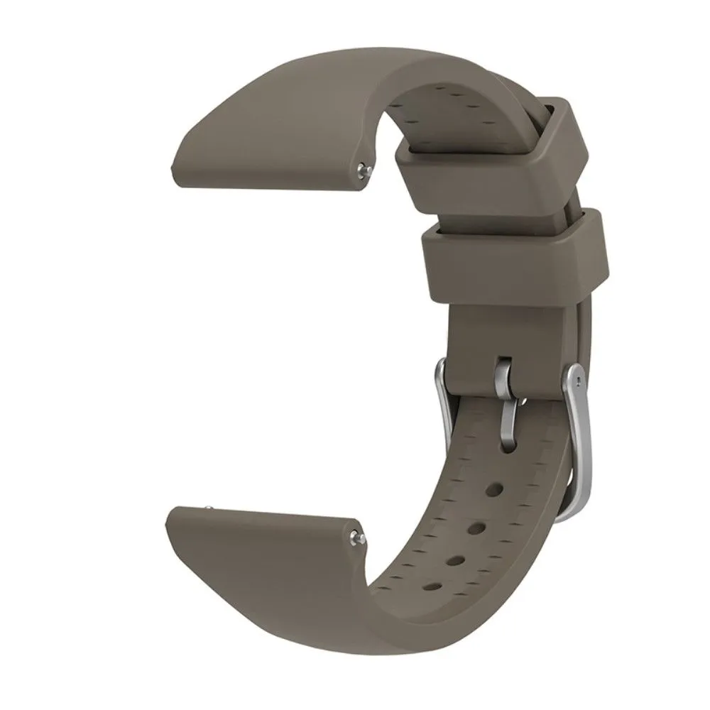 22mm Universal silicone watch strap - Coffee