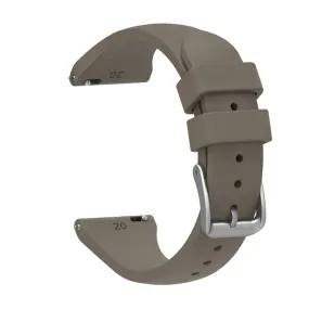 22mm Universal silicone watch strap - Coffee