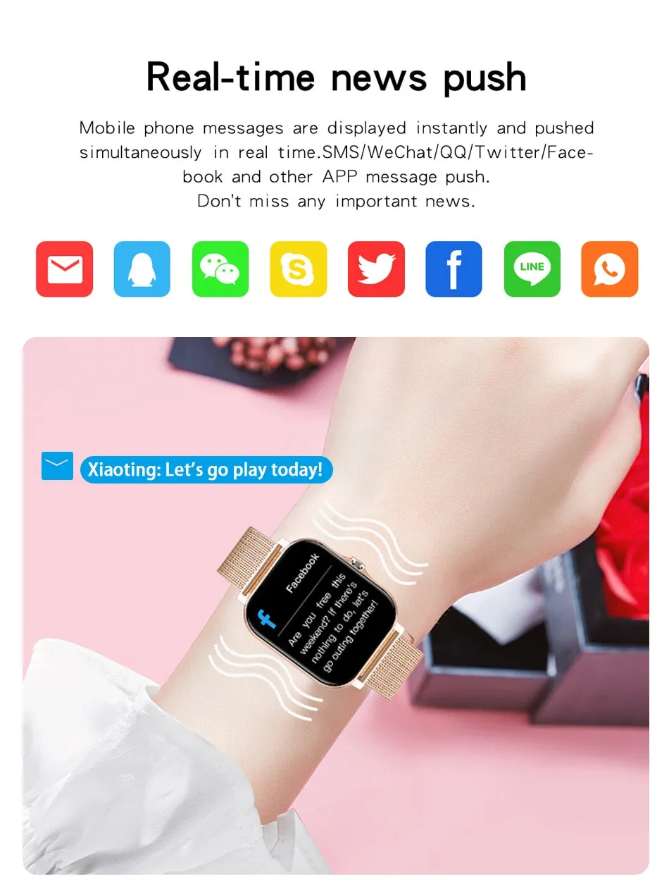 40mm Mens Womens Smartwatch