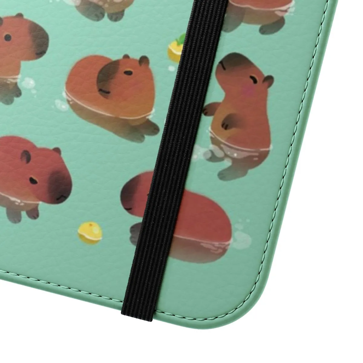 Adorable Capybara Bath Time Phone Case