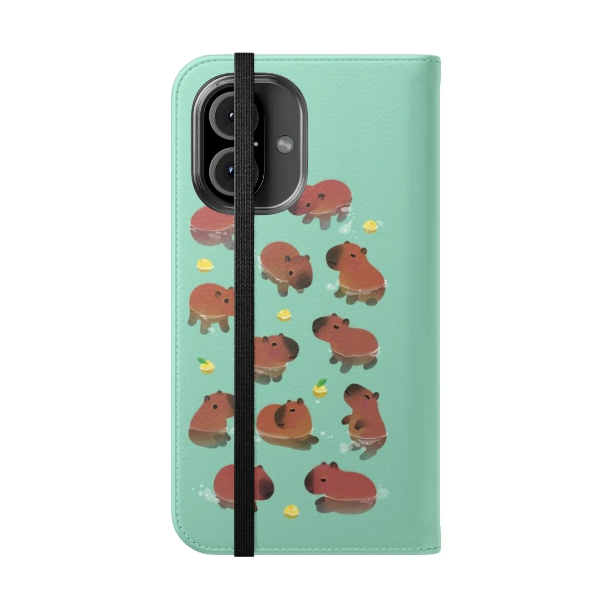 Adorable Capybara Bath Time Phone Case