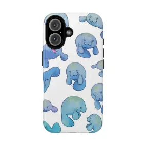 Adorable Manatee Design Phone Cases