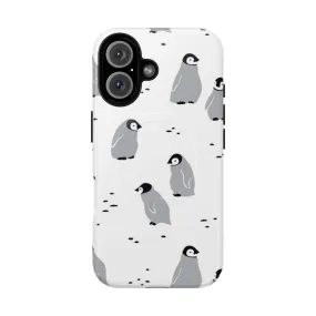 Adorable Penguin Chick Phone Case - Minimal Animal Art Design