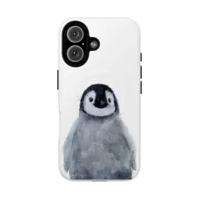 Adorable Penguin-Themed Magnetic Tough Phone Cases