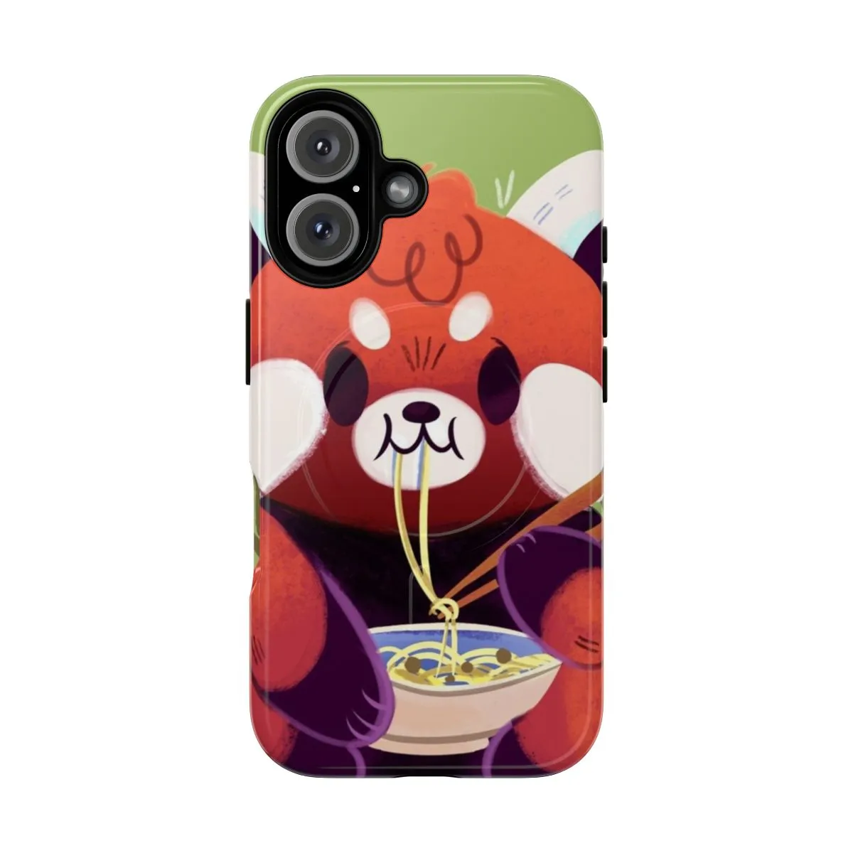 Adorable Red Panda Ramen Phone Case