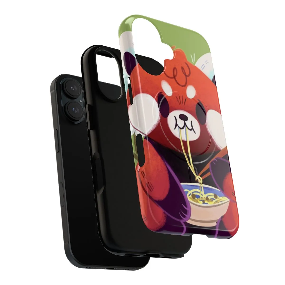 Adorable Red Panda Ramen Phone Case