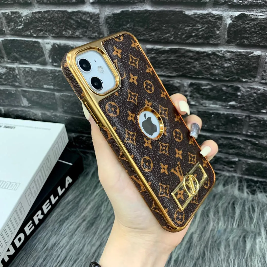 Aesthetic Leather Design Hard Case For Iphone