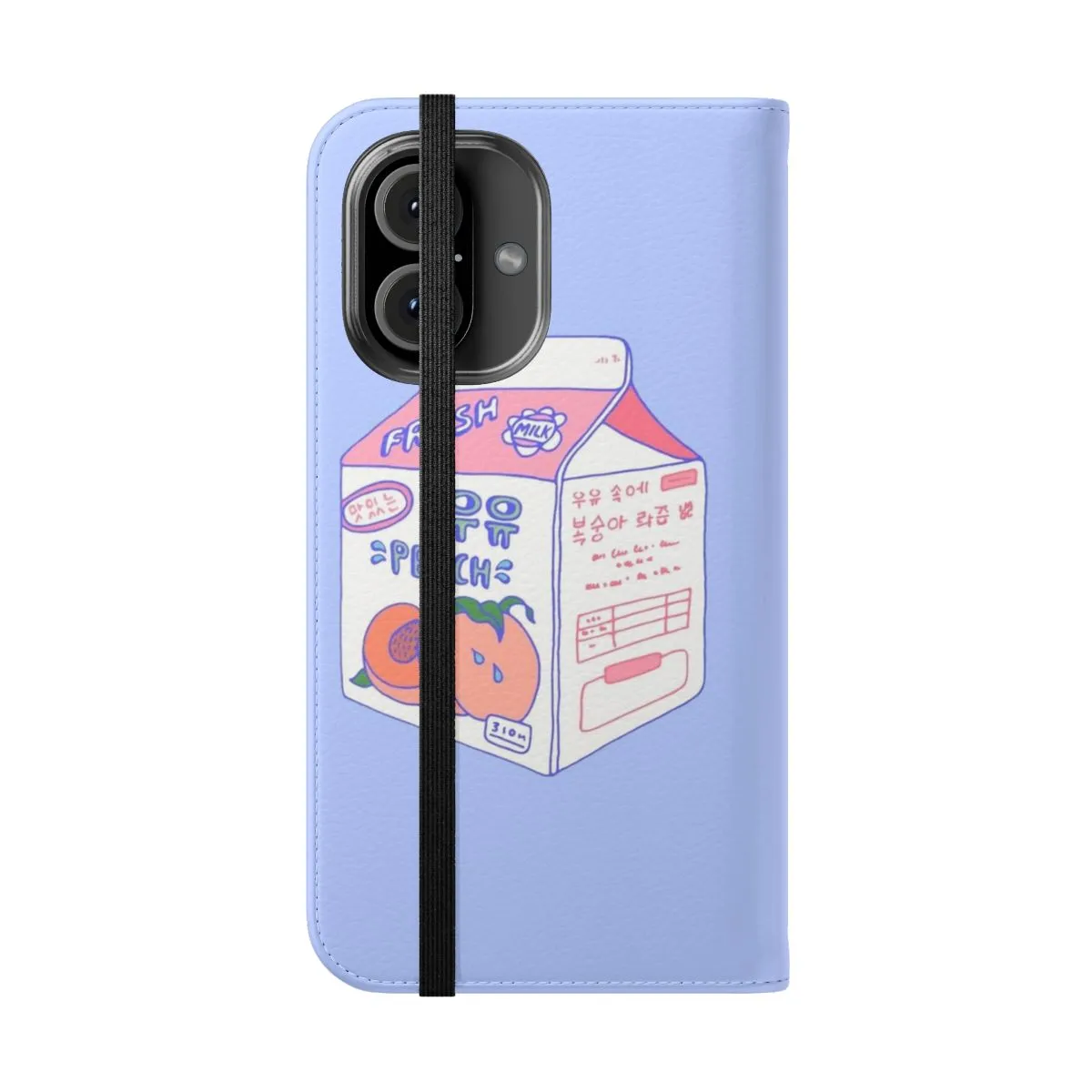 Aesthetic Peach Milk Carton Phone Case for Soft Pastel Fans