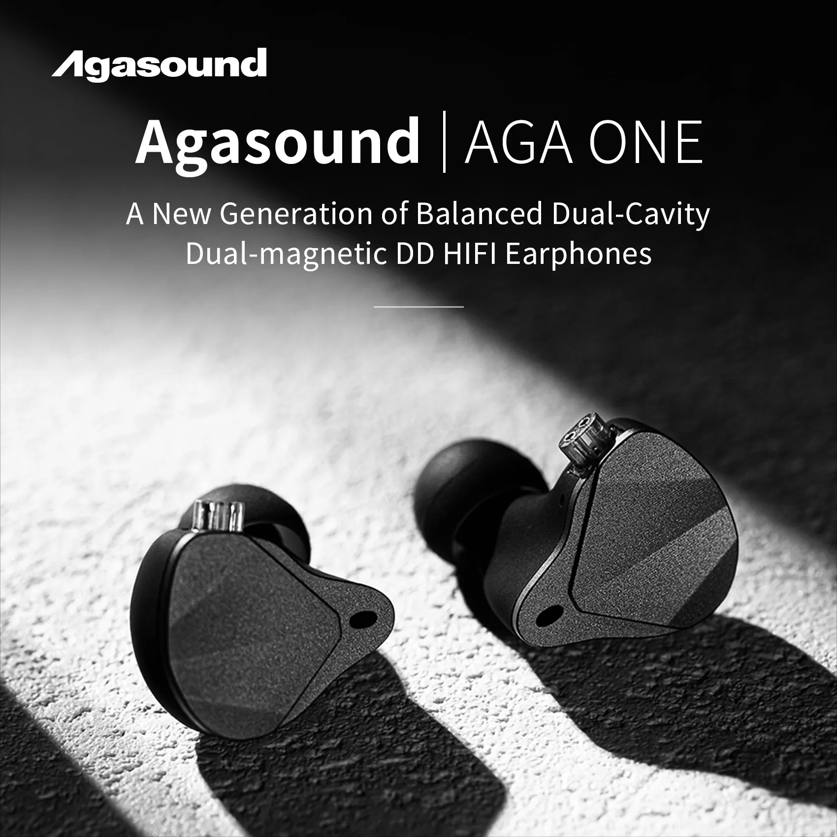 【Agasound AgaOne】 In-ear Earphones Balanced Dual-Cavity &Dual-magnetic DD HIFI IEM In Ear Headphones