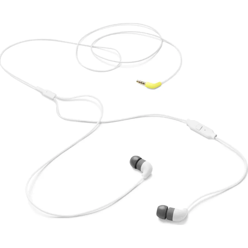 AIAIAI PIPE Earphones With One Button Mic ( White )