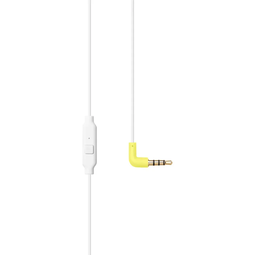 AIAIAI PIPE Earphones With One Button Mic ( White )