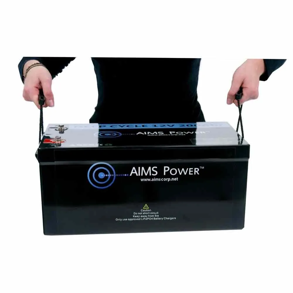 Aims Power LiFePO4 12V 200 AH Lithium Battery - Bluetooth - LFP12V200B