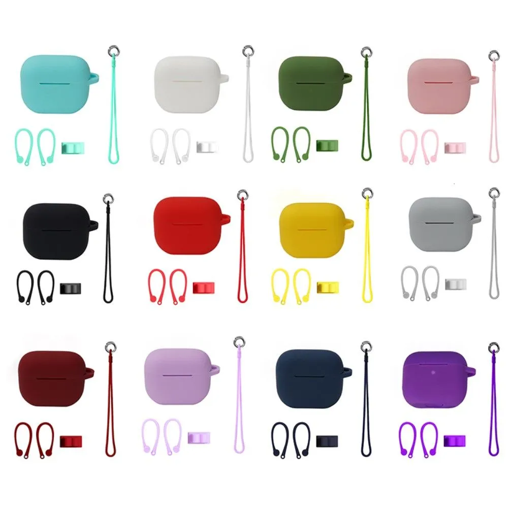 AirPods 3 silicone protector storage case with accessories - Light Purple