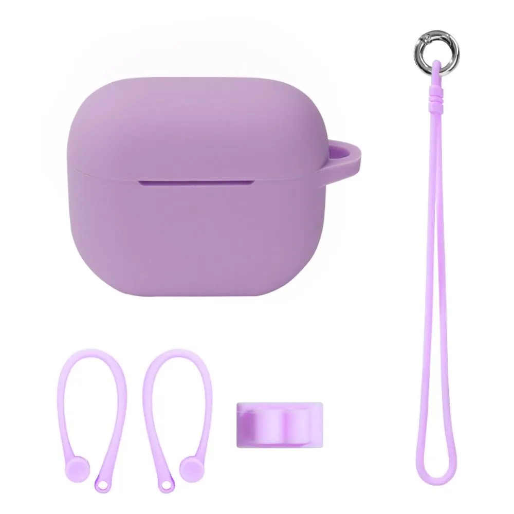 AirPods 3 silicone protector storage case with accessories - Light Purple