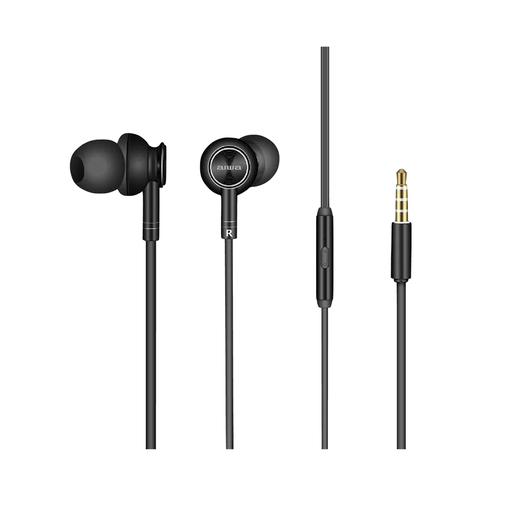 AIWA In-Ear Gel Earphones With Microphone