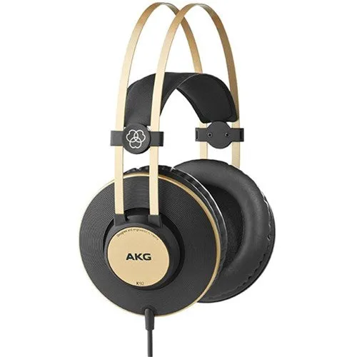 AKG K92 Closed-Back Headphones for Live Sound Monitoring & Recording Studios