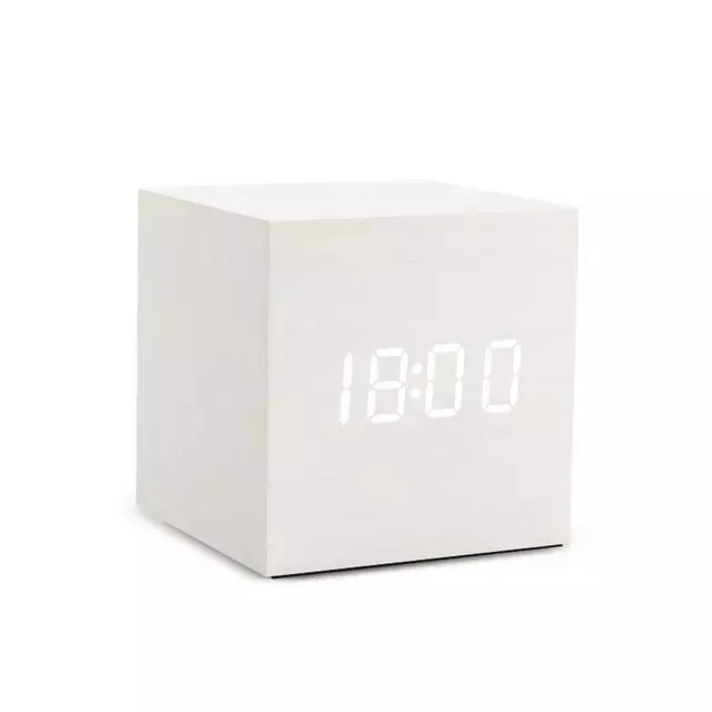 Alarm Clock LED Wooden Watch