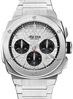 Alpiner Extreme Chronograph Automatic Silver - Bracelet Ref. AL-730SB4AE6B