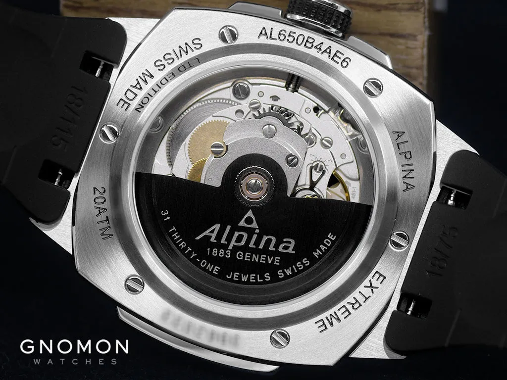 Alpiner Extreme Regulator Automatic Black - Rubber Ref. AL-650B4AE6