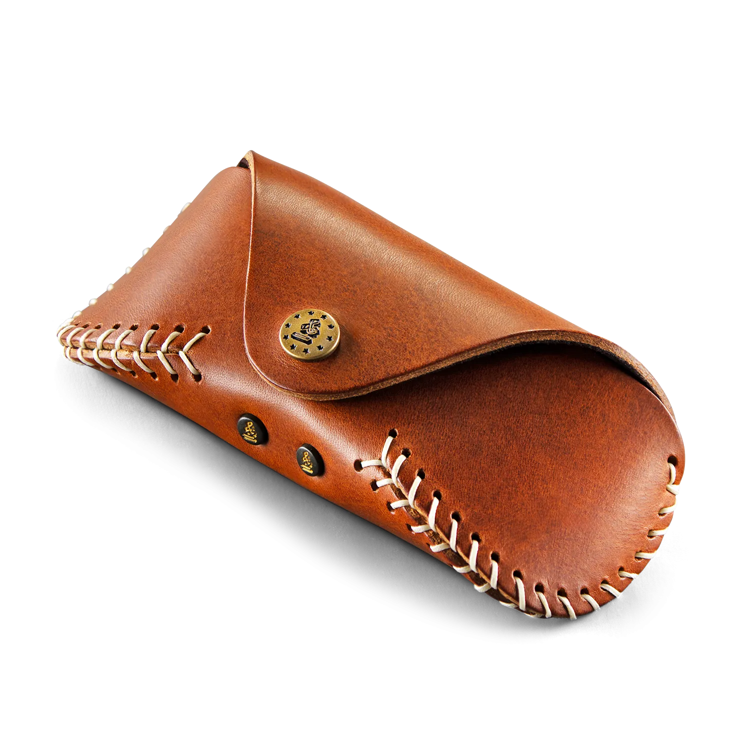 &SONS Baseball Sunglasses Case Brown