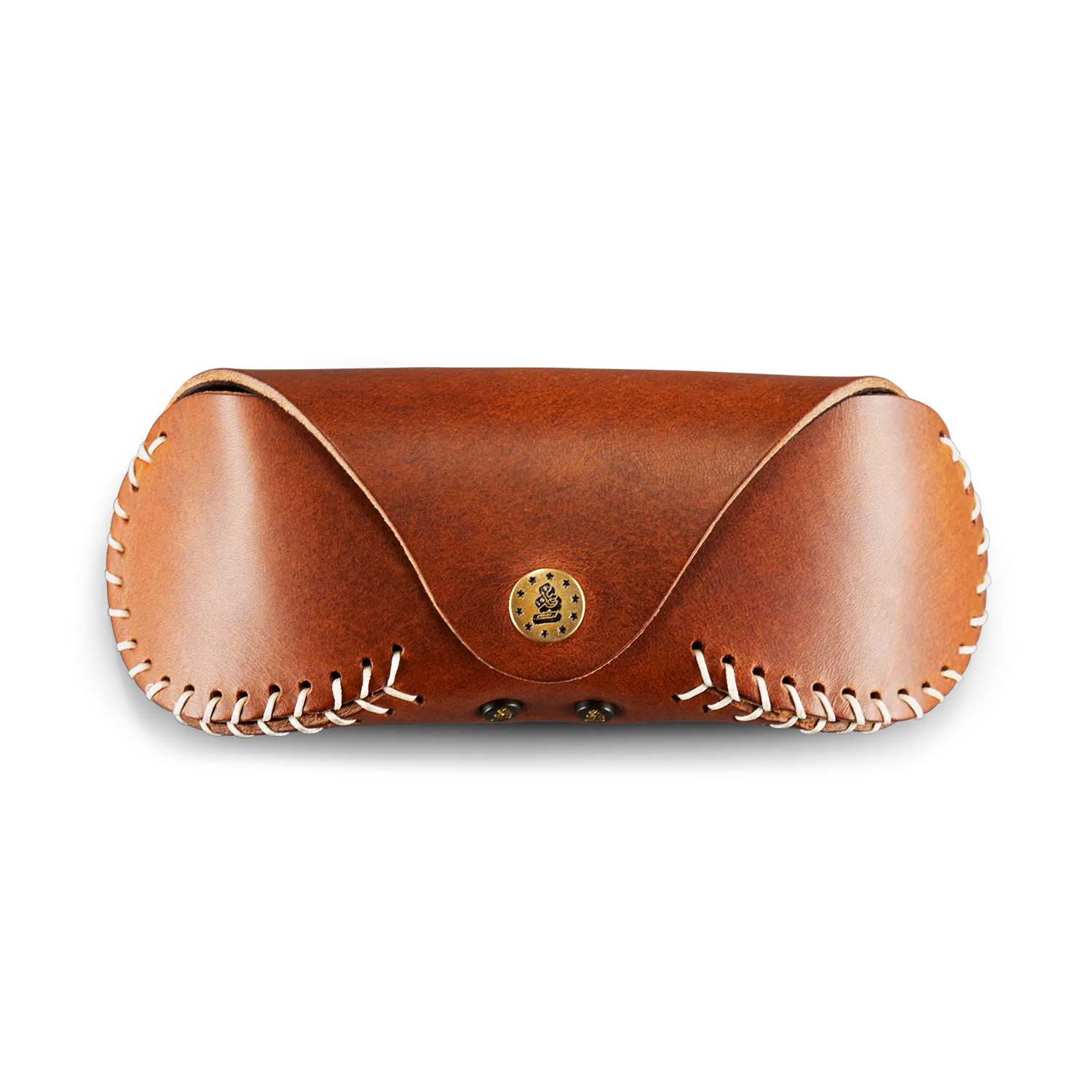 &SONS Baseball Sunglasses Case Brown