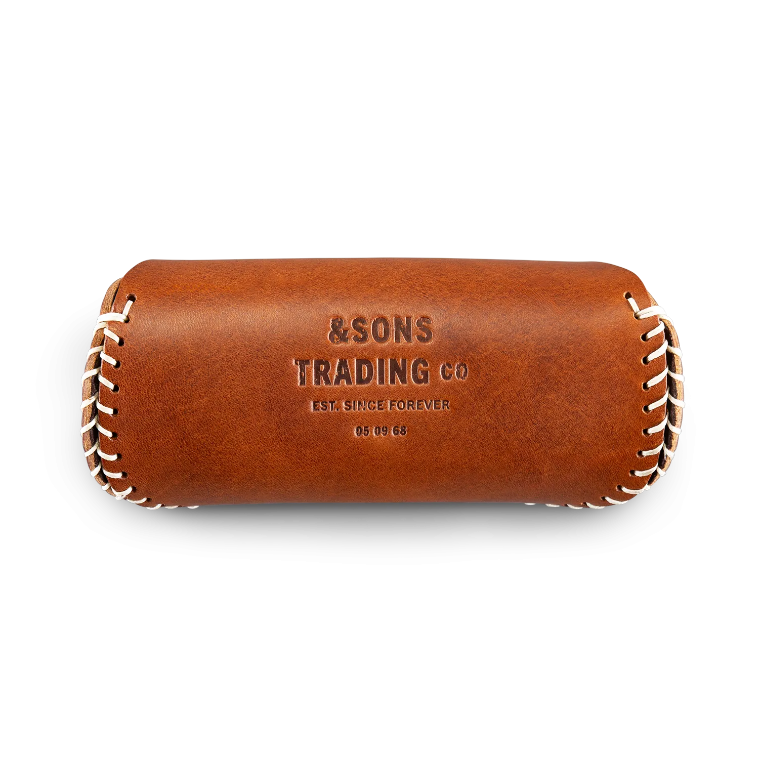 &SONS Baseball Sunglasses Case Brown