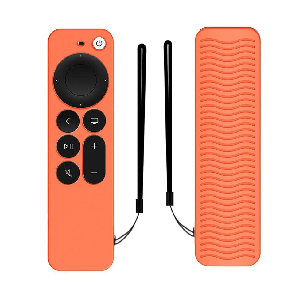 Apple TV 4K (2021) Y31 silicone remote controller cover - Orange