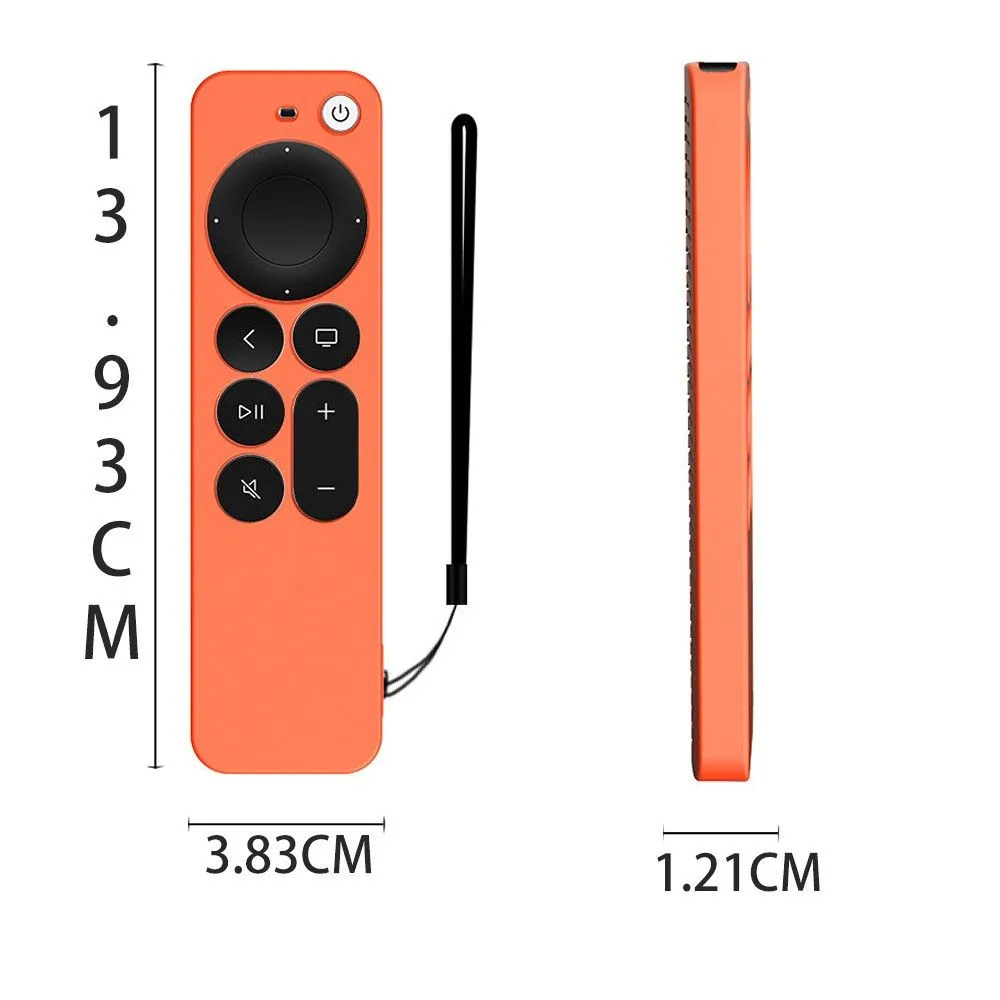 Apple TV 4K (2021) Y31 silicone remote controller cover - Orange