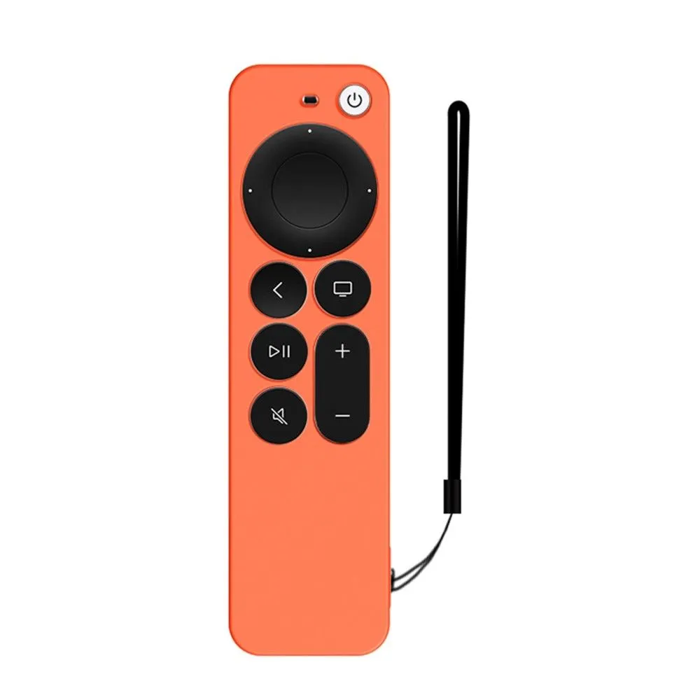 Apple TV 4K (2021) Y31 silicone remote controller cover - Orange