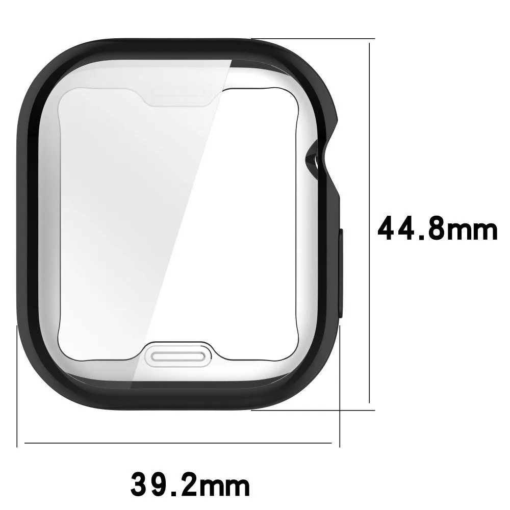 Apple Watch 10 (42mm) Fleksibelt Plast Cover m. Skærmbeskyttelse - Guld