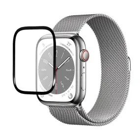 Apple Watch 8/7 (41mm) PMMA Plastik Skærmbeskyttelse - Sort Kant