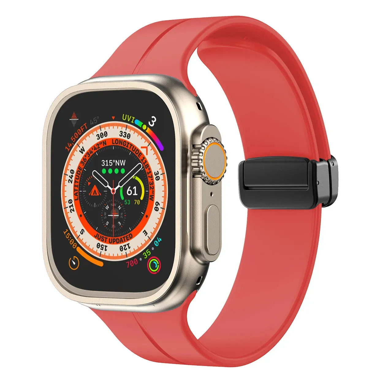 Apple Watch Magnetic Buckle Silicone Band