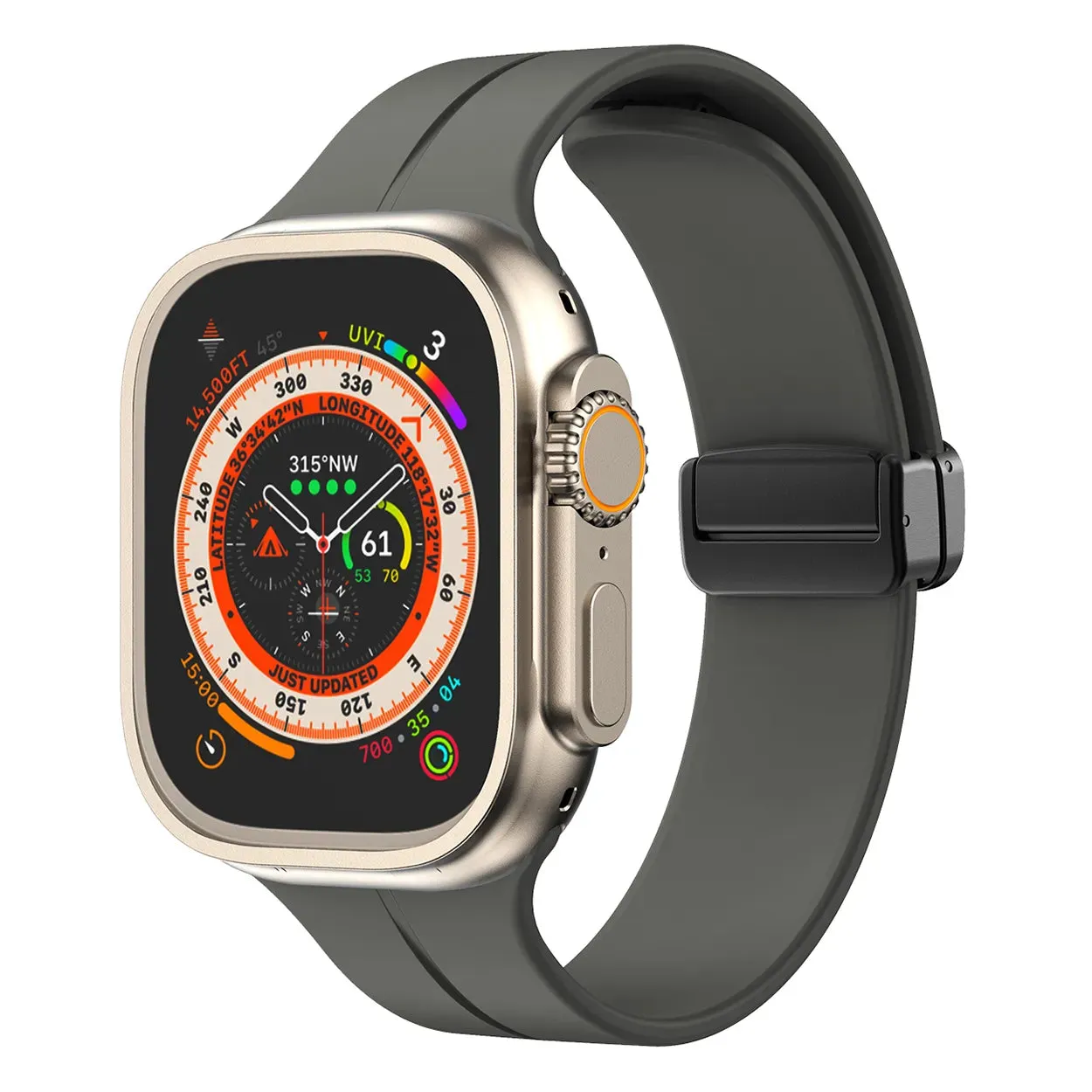 Apple Watch Magnetic Buckle Silicone Band