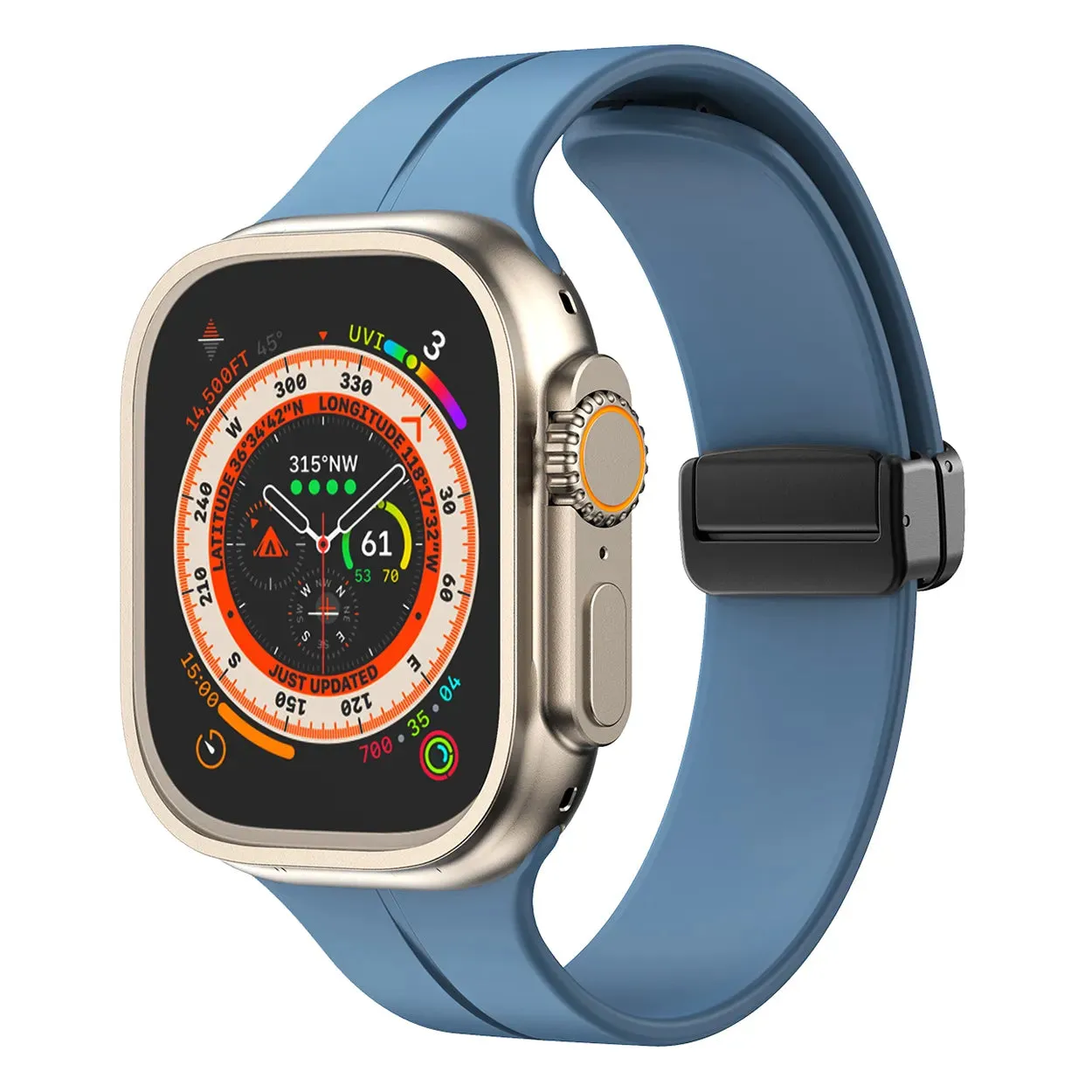 Apple Watch Magnetic Buckle Silicone Band