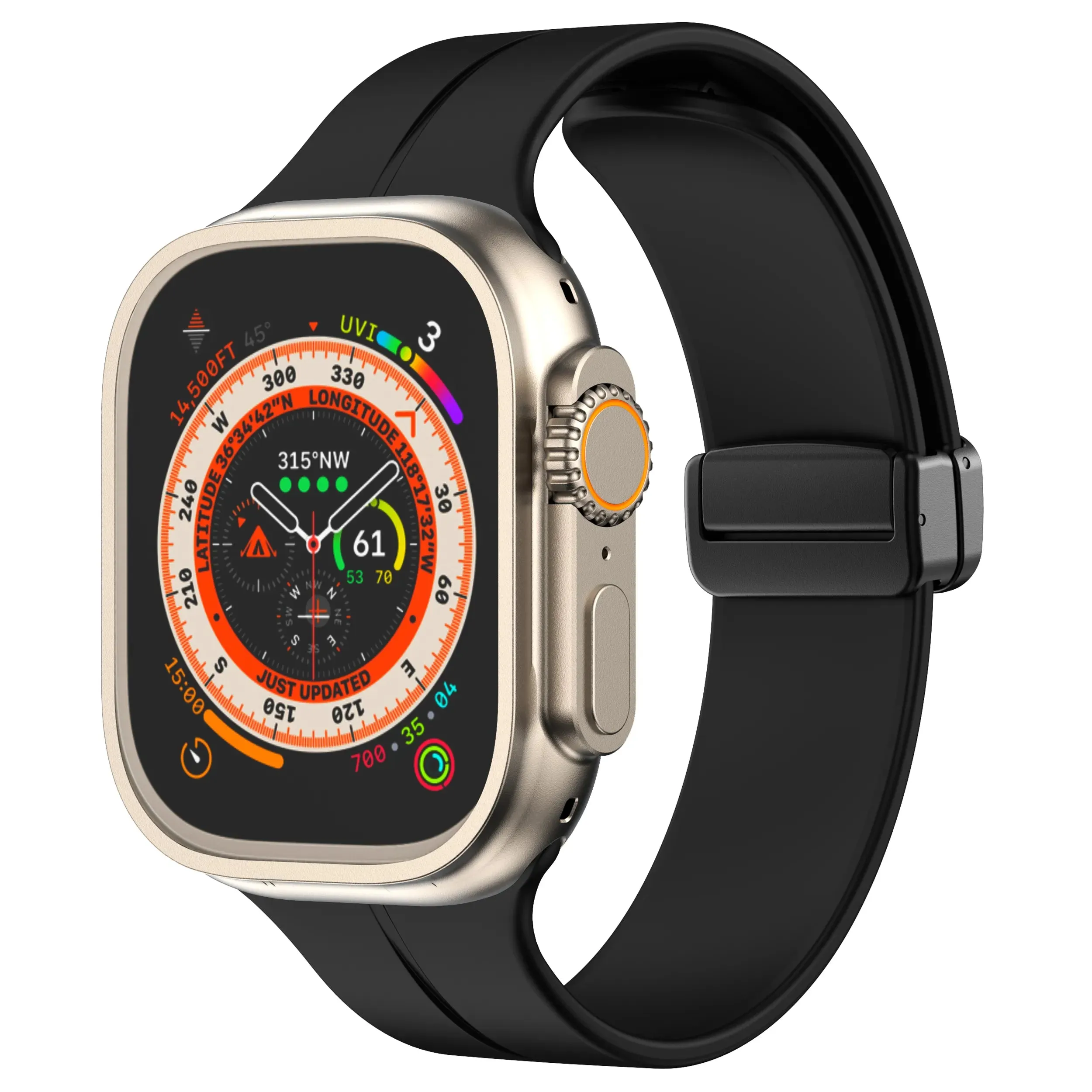 Apple Watch Magnetic Buckle Silicone Band