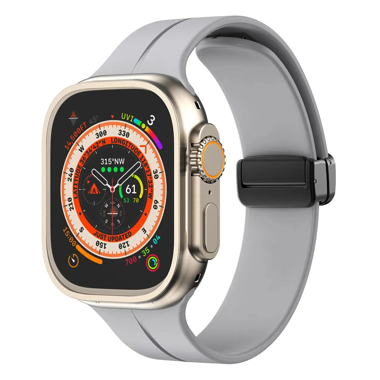 Apple Watch Magnetic Buckle Silicone Band