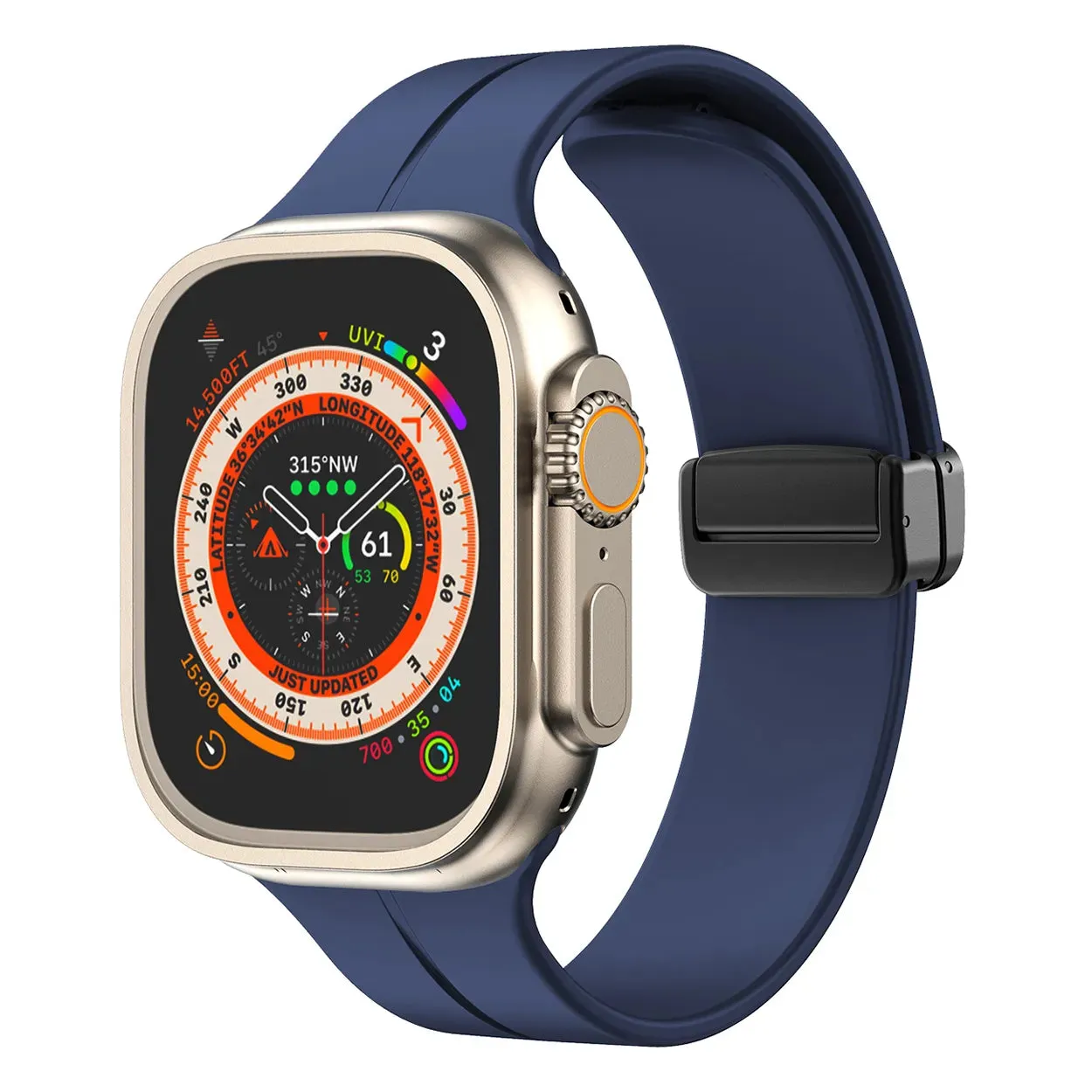 Apple Watch Magnetic Buckle Silicone Band