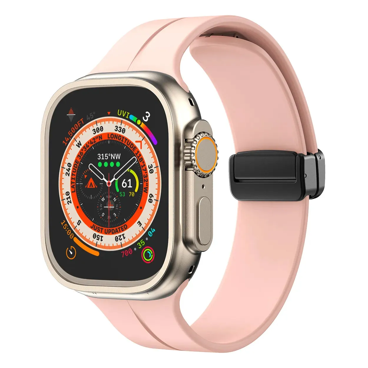 Apple Watch Magnetic Buckle Silicone Band