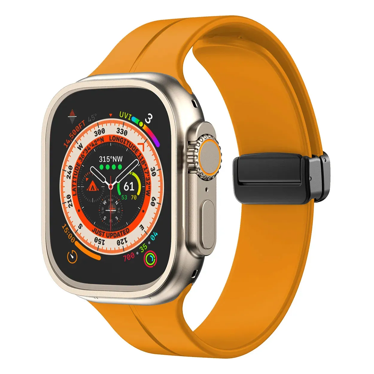 Apple Watch Magnetic Buckle Silicone Band