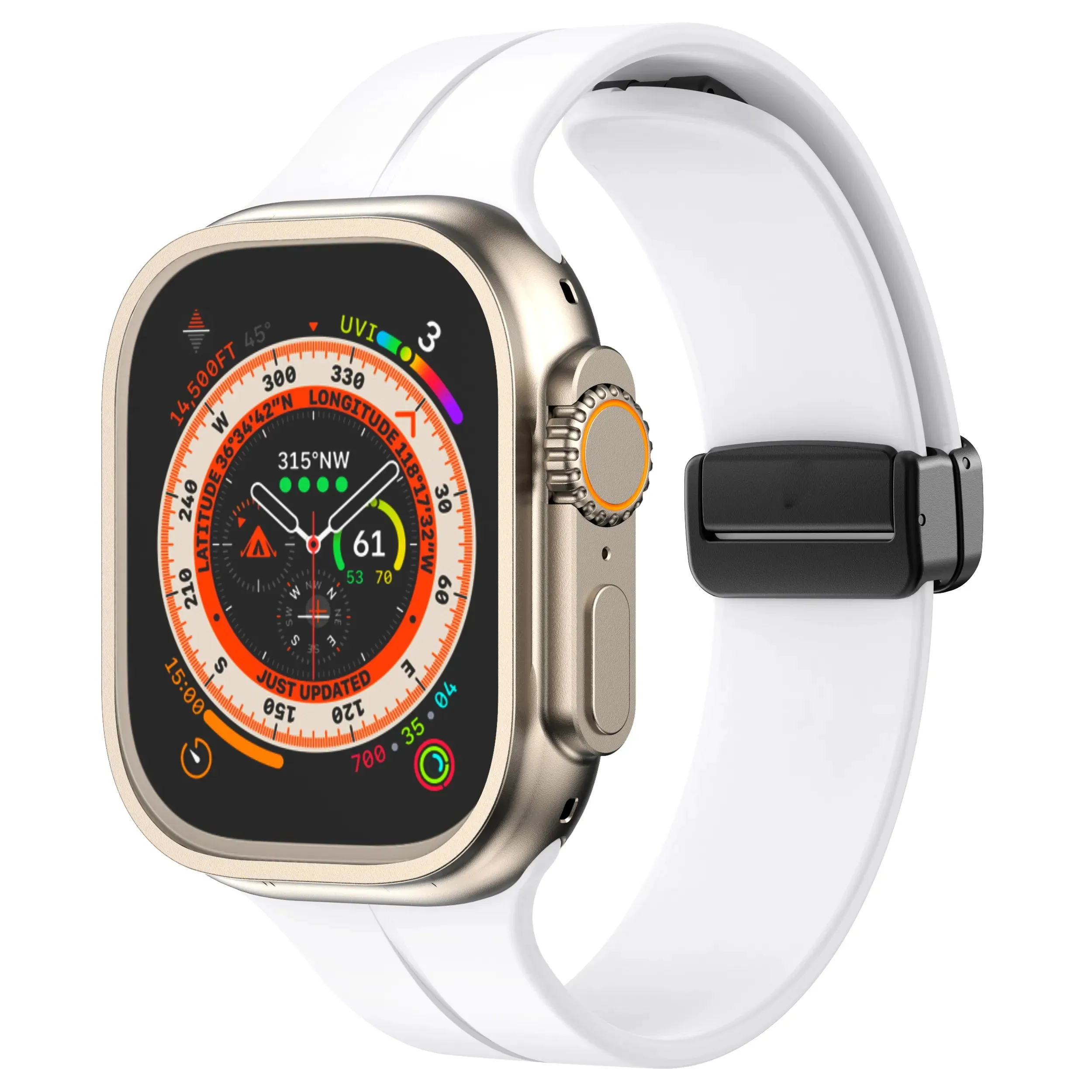 Apple Watch Magnetic Buckle Silicone Band