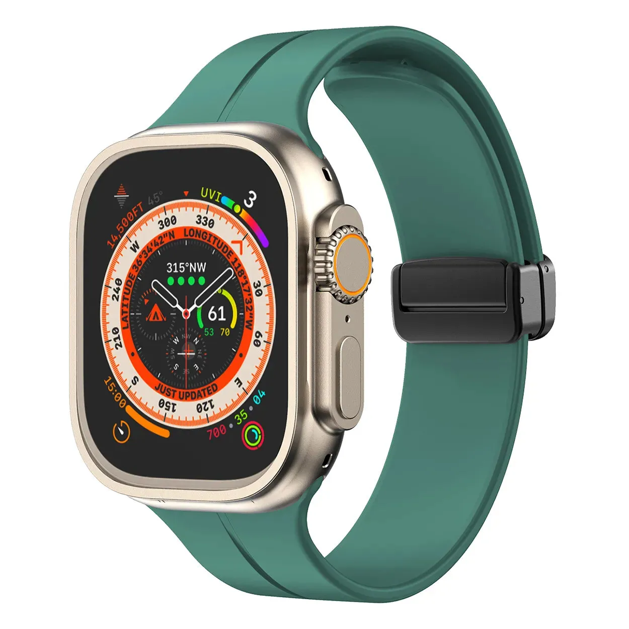 Apple Watch Magnetic Buckle Silicone Band