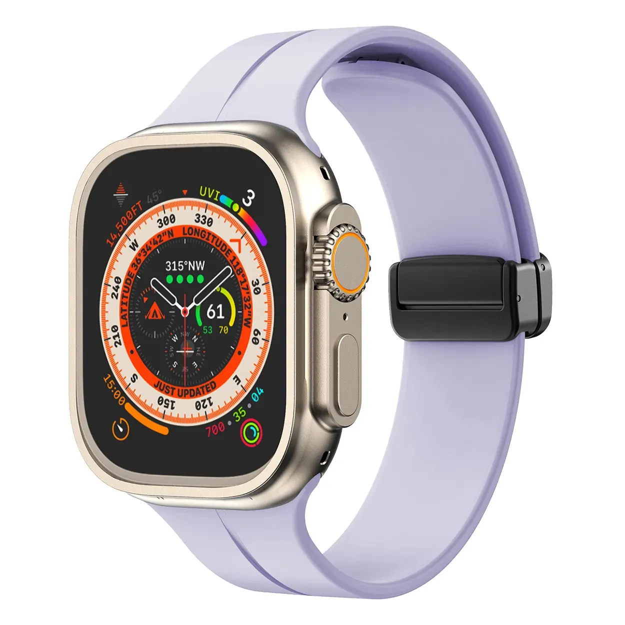 Apple Watch Magnetic Buckle Silicone Band