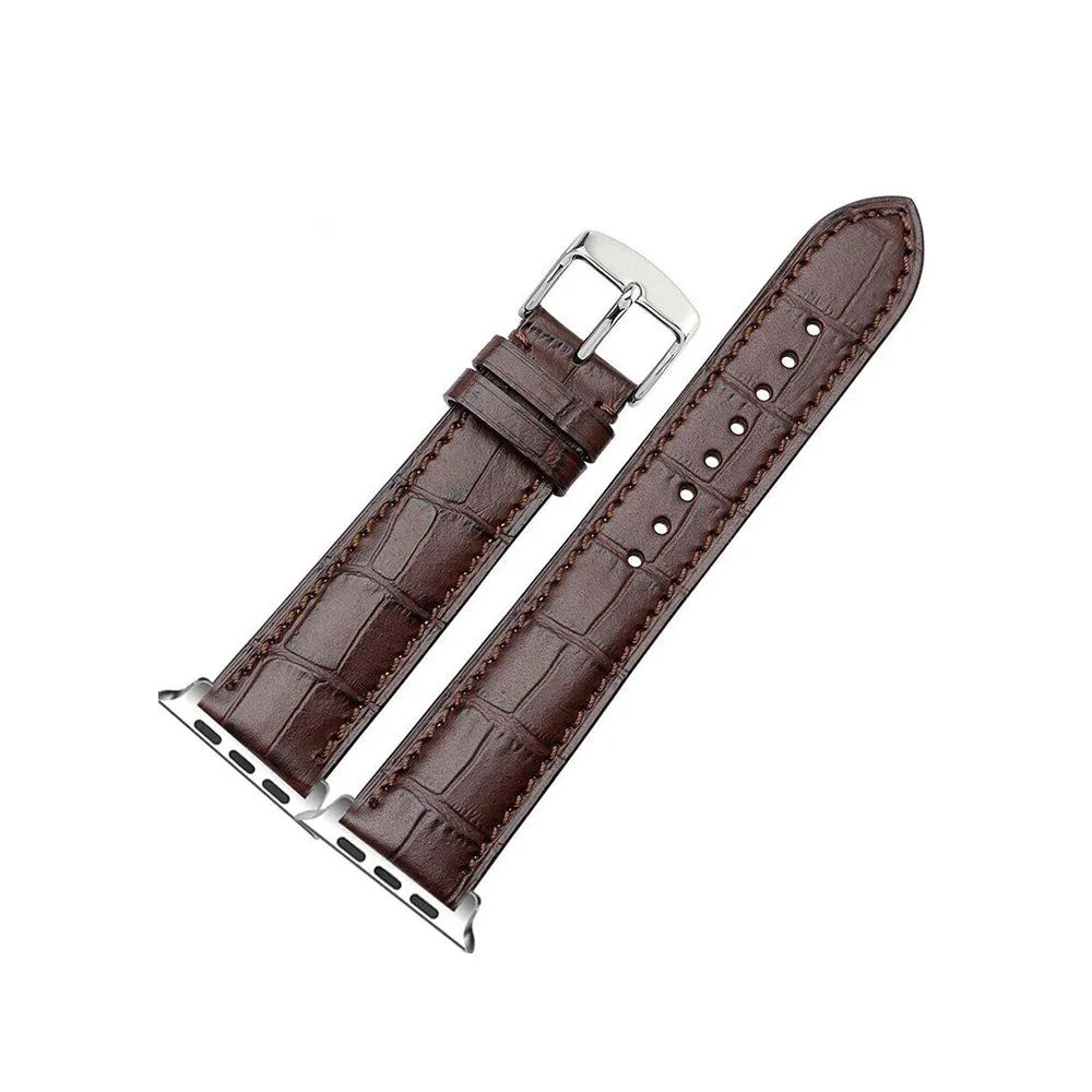 Apple Watch Ultra 49mm / 45mm / 44mm / 42mm | Leather Watch Band | Dark Brown