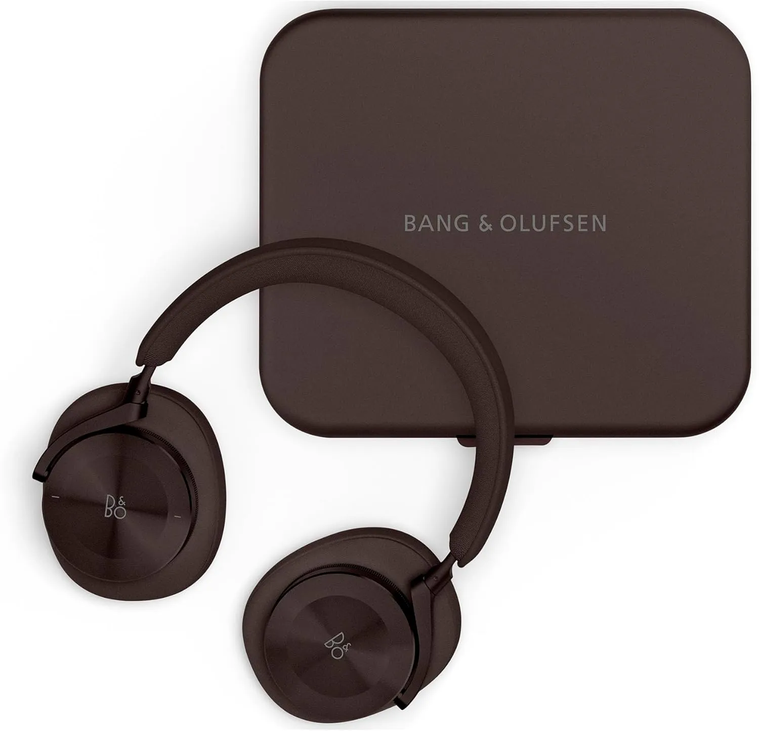 Bang & Olufsen Beoplay H95 - Luxury Wireless Bluetooth Over-Ear Active Noise Cancelling Headphones, 6 Microphones, Playtime Up to 50 Hours, Headset with Aluminium Carrying Case - Chestnut