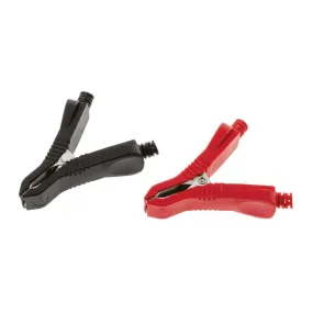 Battery Clamps Set - Insulated Positive And Negative - Twin Pack